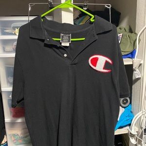champion black tee
